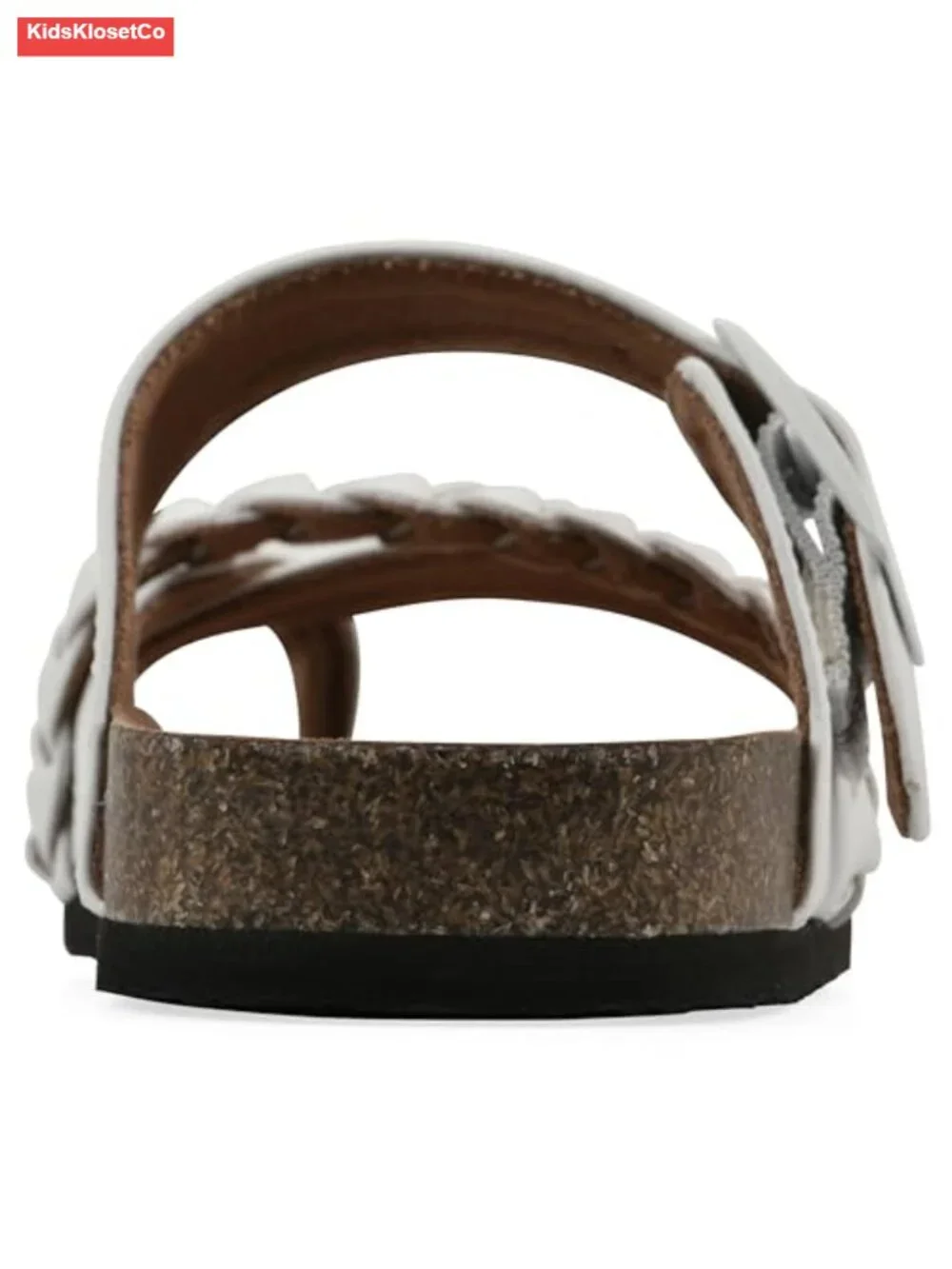 Kids Gramma Comfort-Molded Braided Footbed Slide Sandals